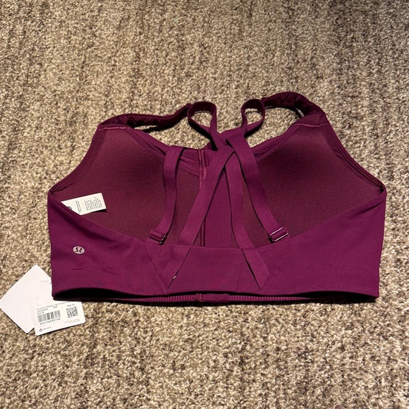 Lululemon Energy Zip-Front Bra *High-Support, Chilled Grape - 38D - NWT - Picture 6 of 8